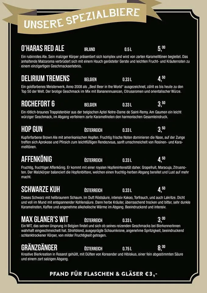 Bierliste Craftbierfest Brixen